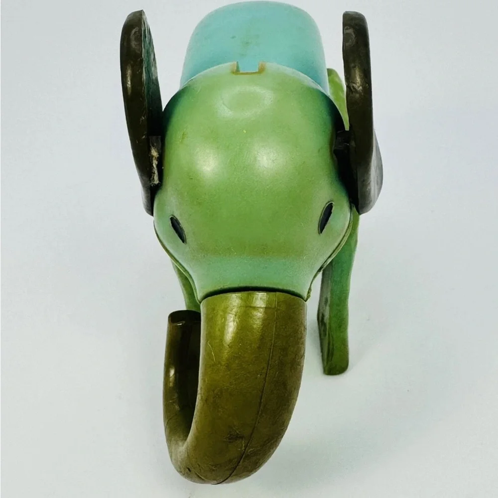 VTG Fisher Price Little People Poseable Blue Elephant And Giraffe READ ISSUES